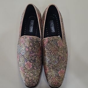 Stacy Adams Glittering Floral Loafers